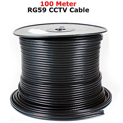 Jolof Store RG59 Shotgun Coaxial Cable – 100M CCTV Security Camera Wire