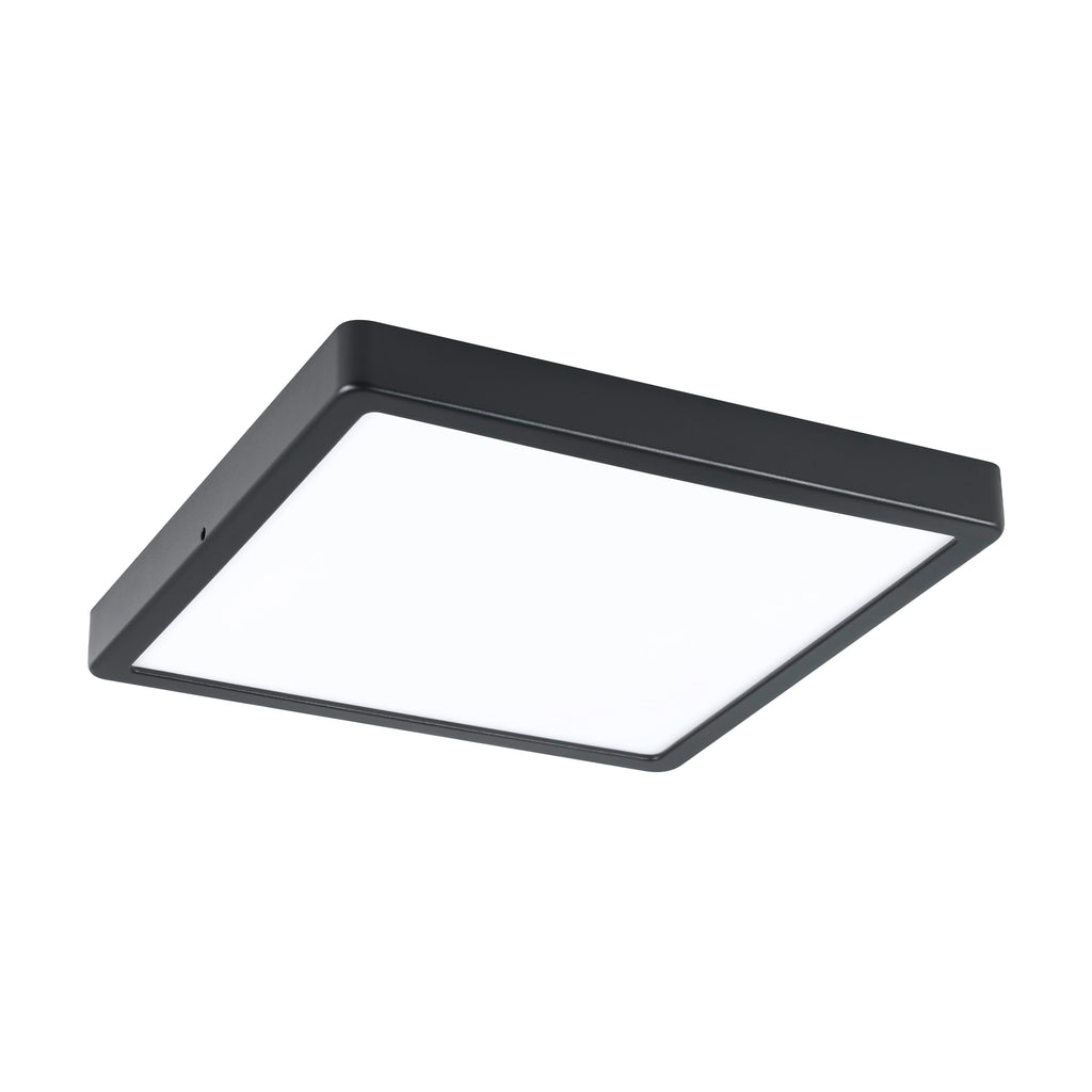 Eglo Argolis 2 LED Outdoor Ceiling Light – Black Metal IP44 Warm White
