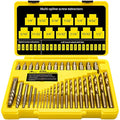 Topec 35-Piece Screw Extractor and Left Hand Drill Bit Set | CR-MO Steel