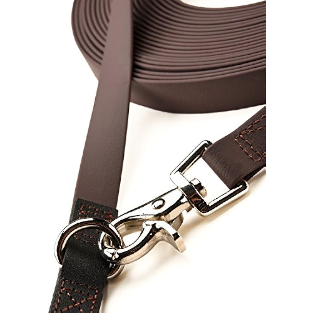 PetTec Trioflex Dog Leash – 10m Weatherproof Heavy Duty Lead in Brown