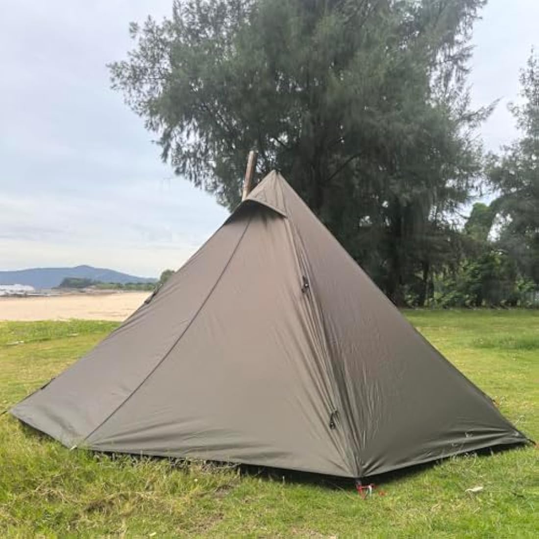 Jolof Store 1-Man Lightweight Teepee Hot Tent with Stove Jack & Mesh
