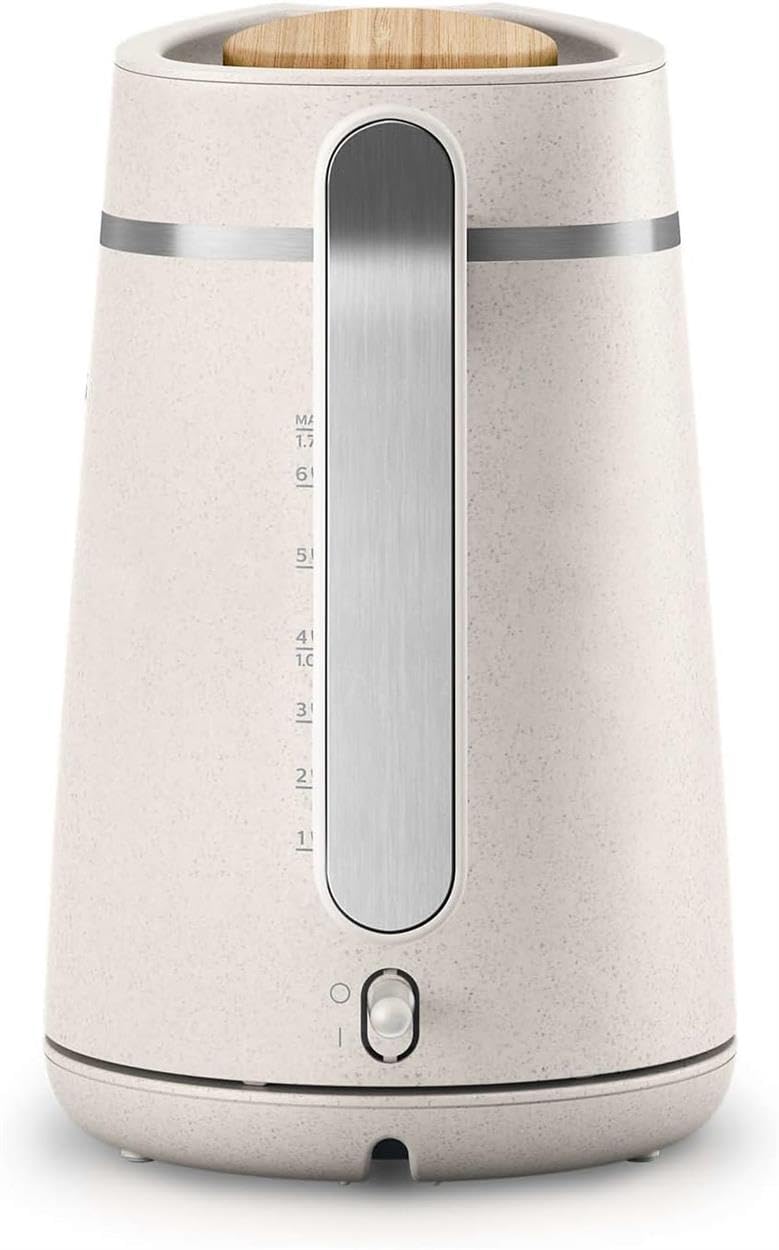 Philips 5000 Series Eco Kettle – 1.7L Bio-Based Plastic, Silk White