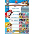 Paw Patrol Potty Training Reward Chart with Reusable Sparkly Stickers