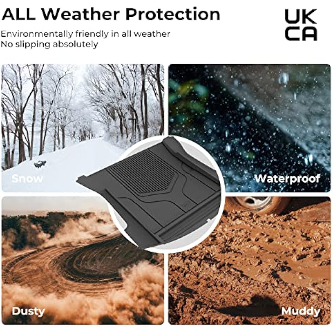 3W Tesla Model 3 Boot Liner (2017-2023) | Waterproof TPE Trunk Mat