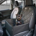 AHUKU Dog Car Seat – Waterproof Booster Seat with Padded Sides & Belt