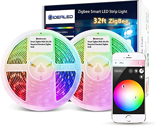 Jolof Store 32.8ft ZigBee Smart RGB LED Strip Lights – Alexa Compatible