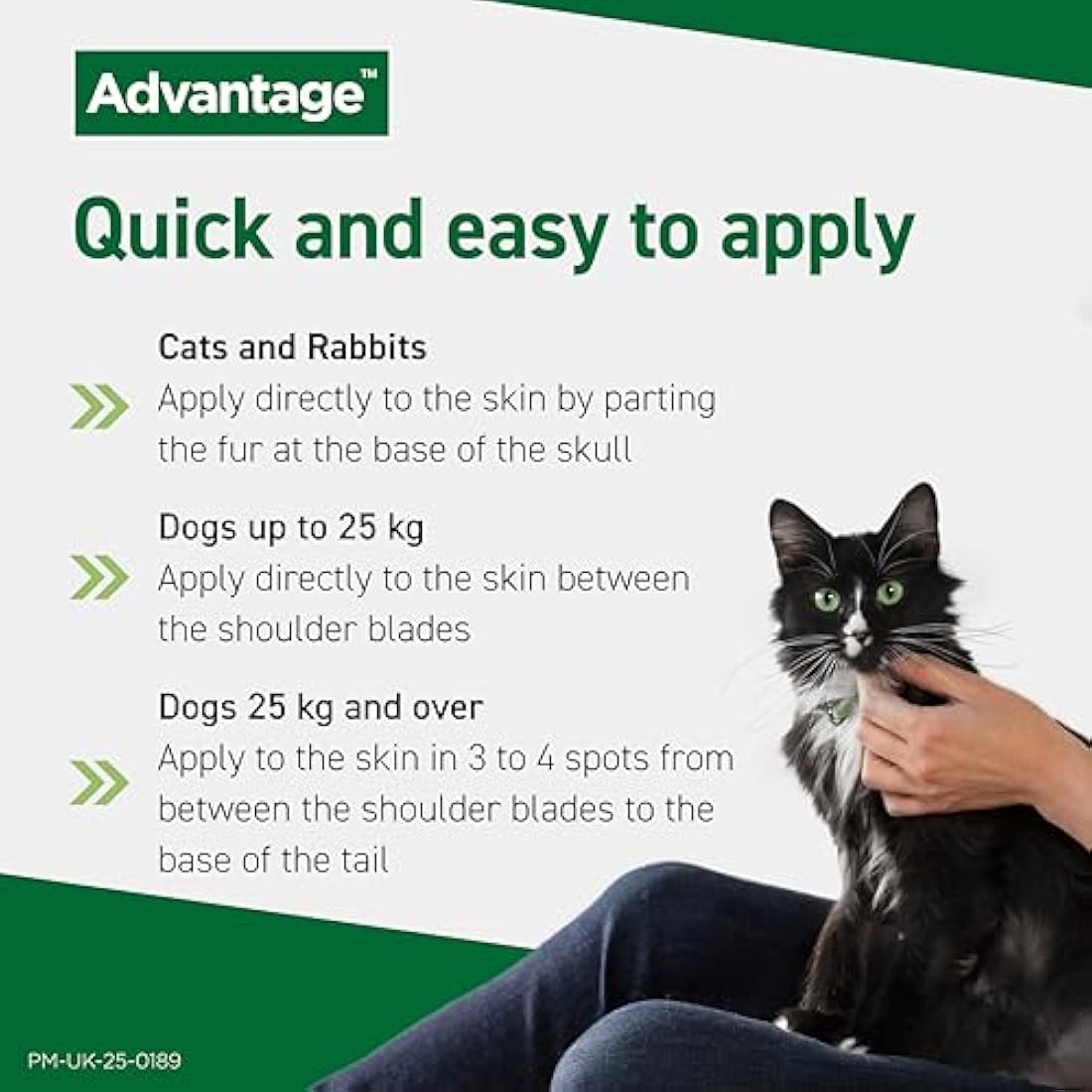 Advantage Flea Treatment for Large Cats and Rabbits Over 4kg | 4 Pipettes