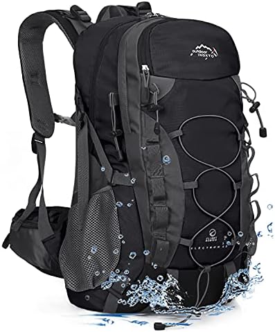 INOXTO Lightweight Hiking Backpack | 40L Waterproof Daypack for Travel
