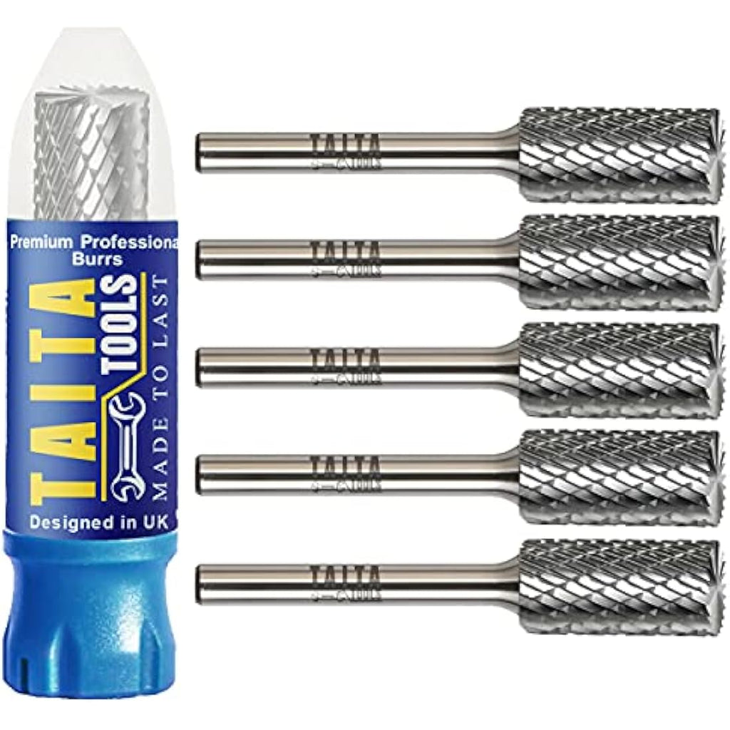 TaitaTools SB-5 Carbide Burr 1/4" Shank | Double Cut Tungsten Rotary Bit