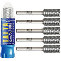 TaitaTools SB-5 Carbide Burr 1/4" Shank | Double Cut Tungsten Rotary Bit