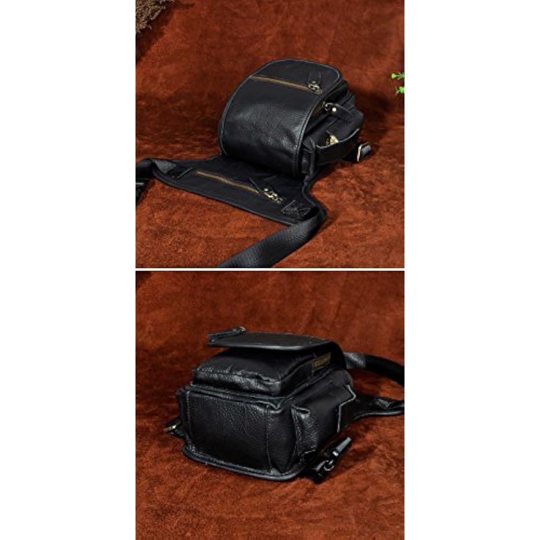 Men's Genuine Leather Drop Leg Bag | Waist Thigh Messenger