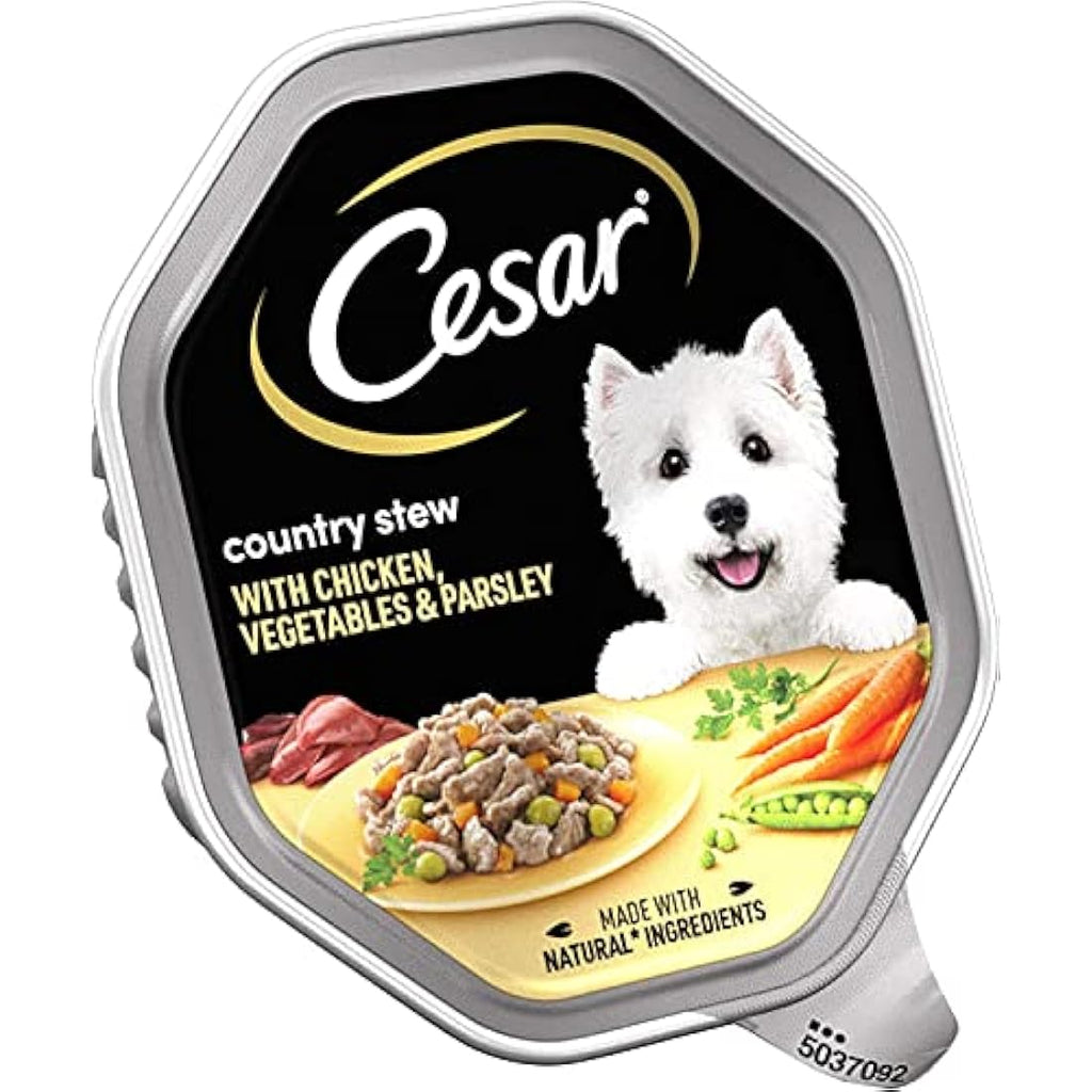 Cesar Chicken & Vegetable Wet Dog Food Stew – 14 x 150g Trays