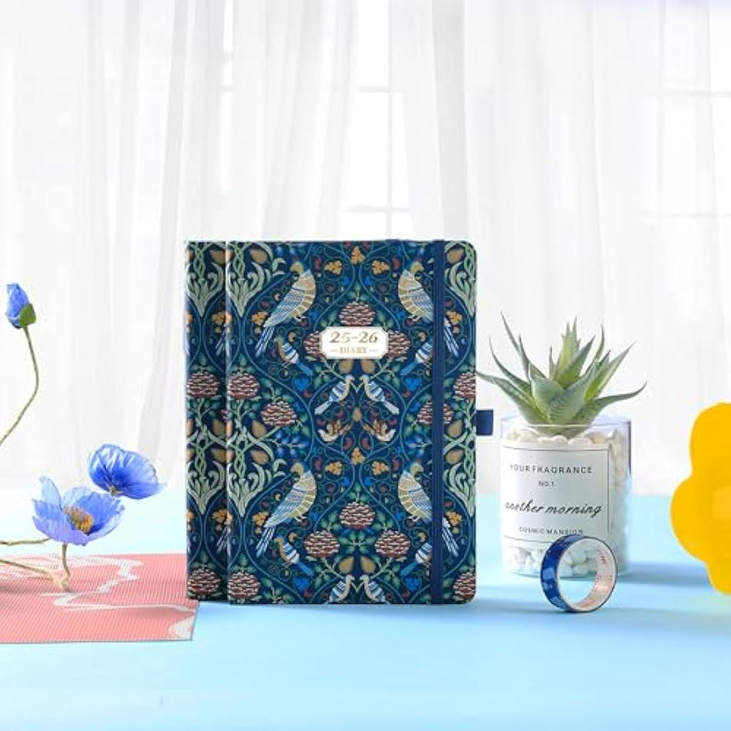 Academic Diary 2025-2026 – A5 Week to View Hardcover Planner