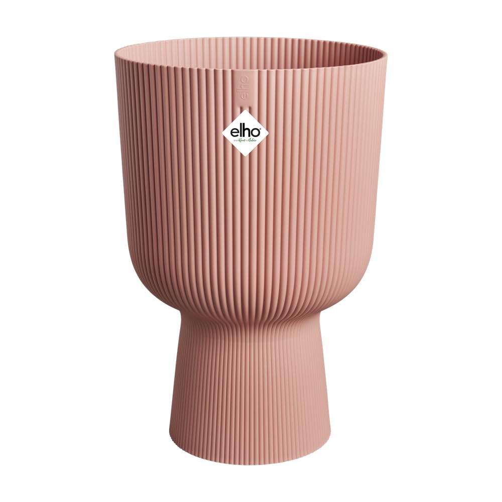 Elho Vibes Fold Coupe 30 Indoor Plant Pot - Recycled Plastic - Pink
