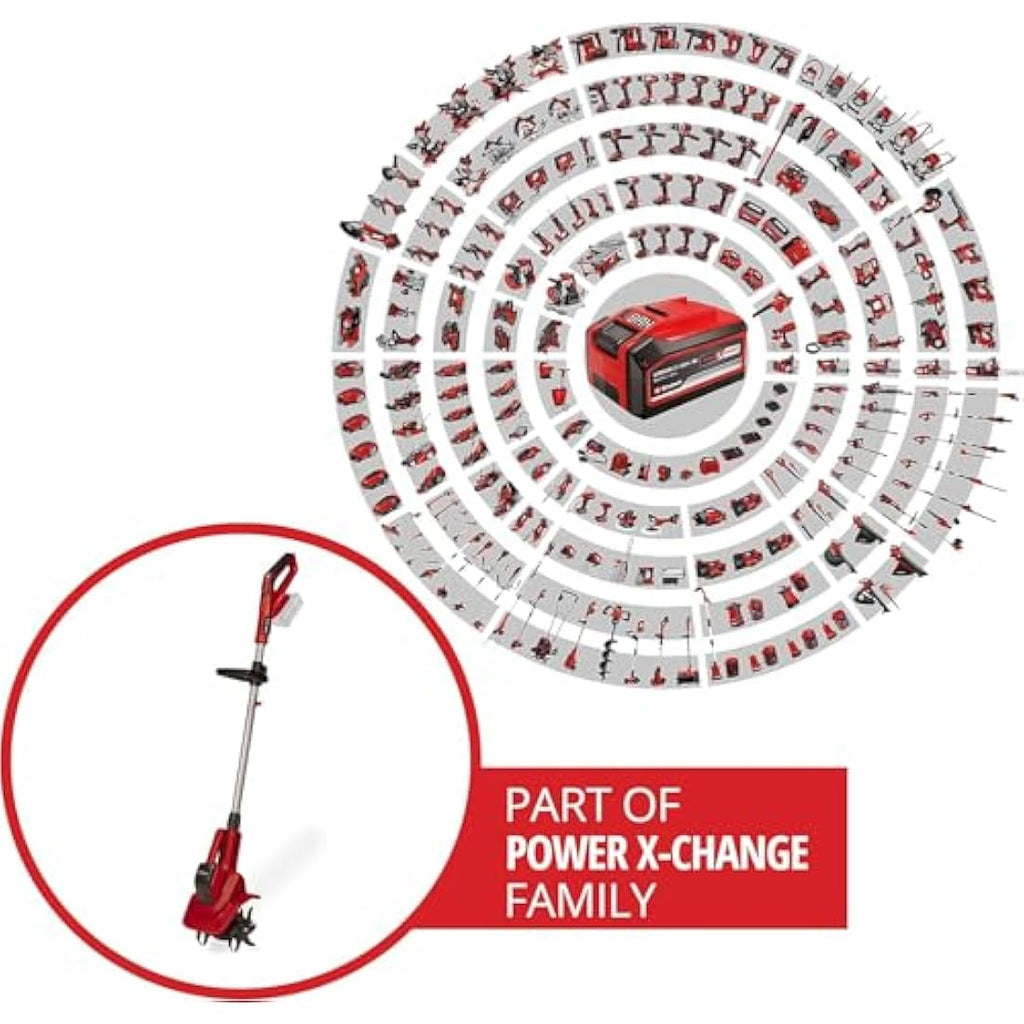 Einhell 18V Cordless Garden Rotavator – 20cm Soil Cultivator Tiller
