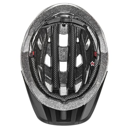 uvex i-vo cc Bike Helmet – Lightweight All-Round Cycling – Black – 52-57cm