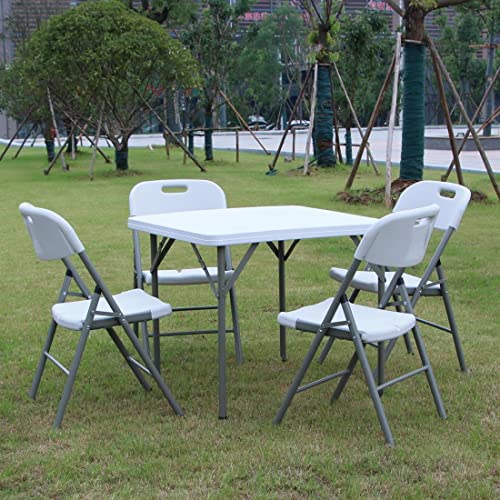 Bolero Square Foldaway Table – Weatherproof 3ft Commercial Steel Frame
