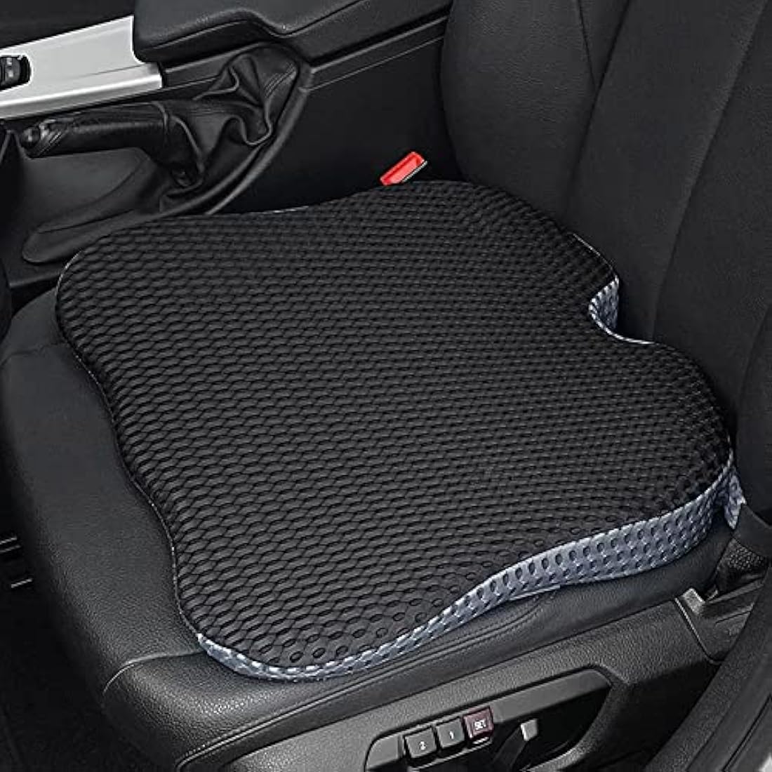 FOUNDCOOL Memory Foam Car Seat Cushion – Ergonomic Wedge Booster Pad