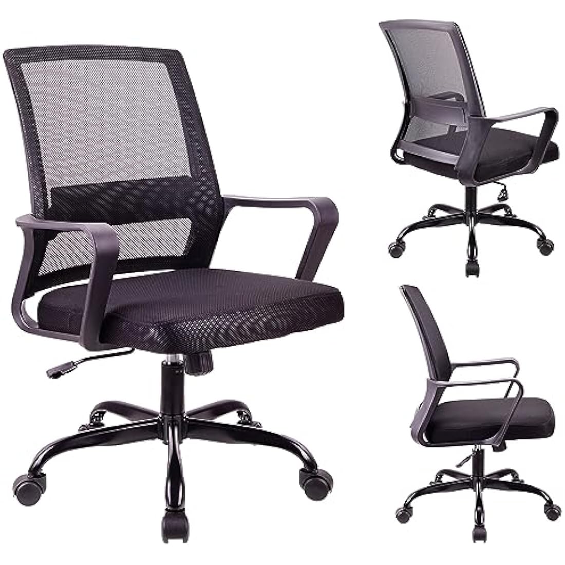 T-THREE Ergonomic Mesh Office Chair - Adjustable Swivel Desk Chair