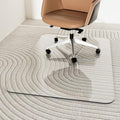 Tcyzest Tempered Glass Chair Mat | 90x120cm Heavy Duty Floor Protector
