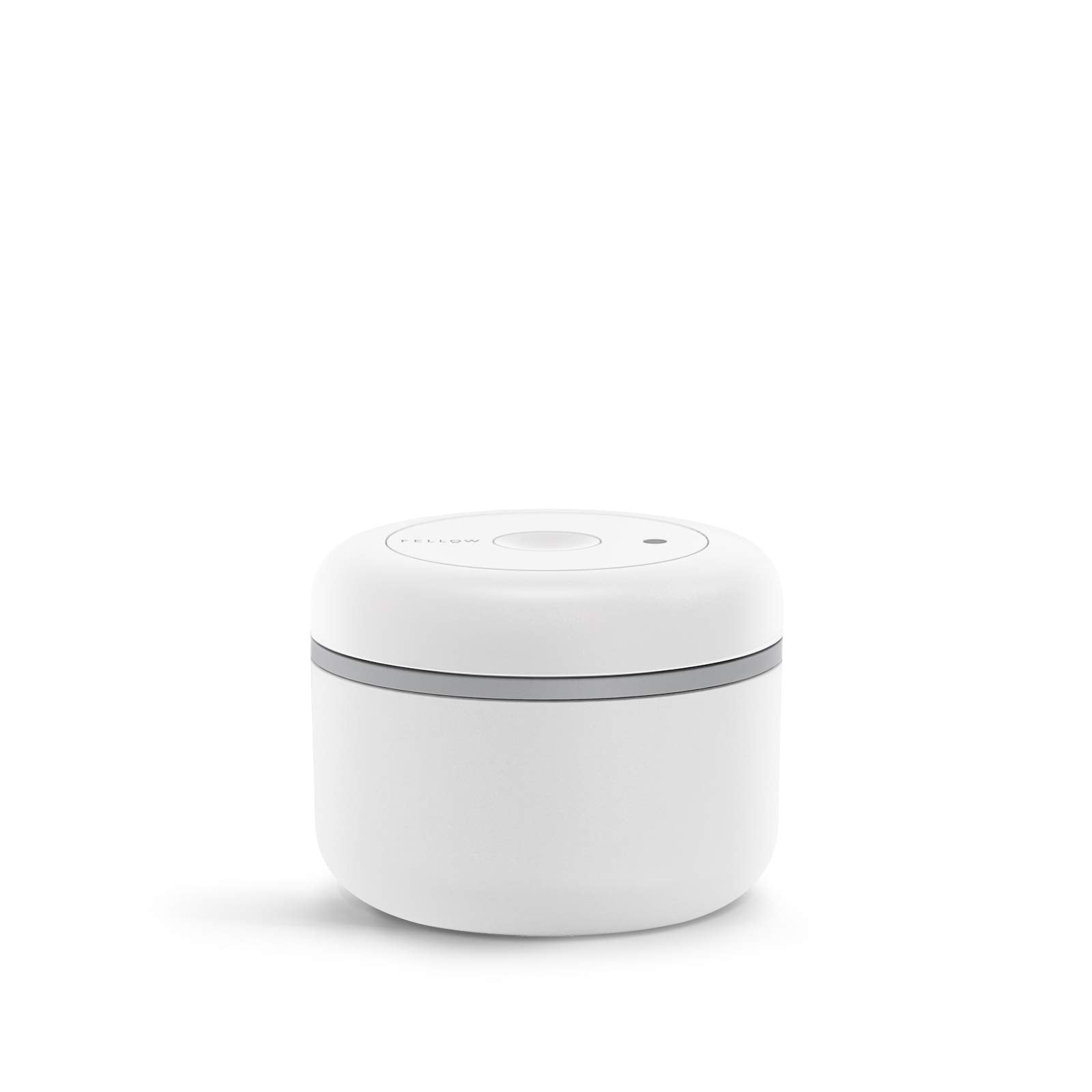 Fellow Atmos Vacuum Coffee Canister – Airtight Matte White, 0.4L