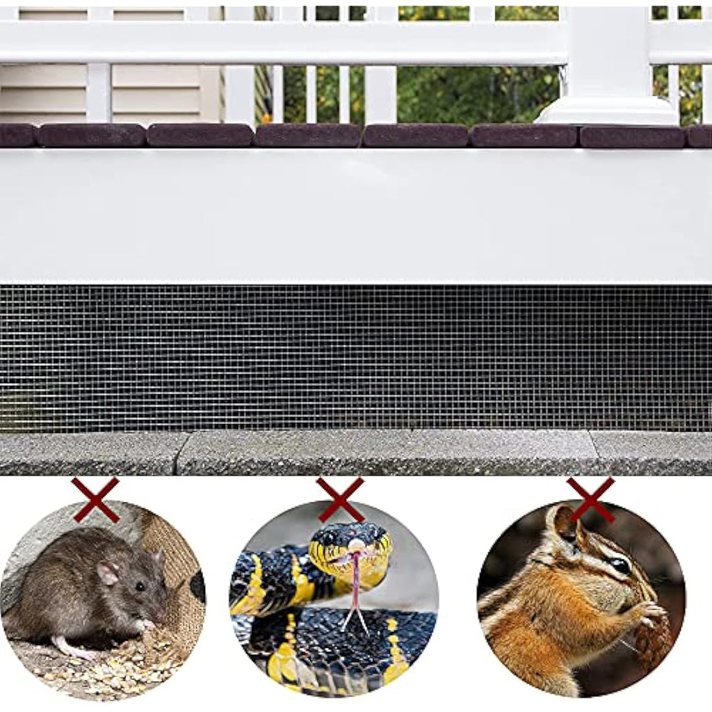 C&Xanadu Rodent Mesh – 400mm x 6m Galvanised Steel Rat Proof Wire Roll