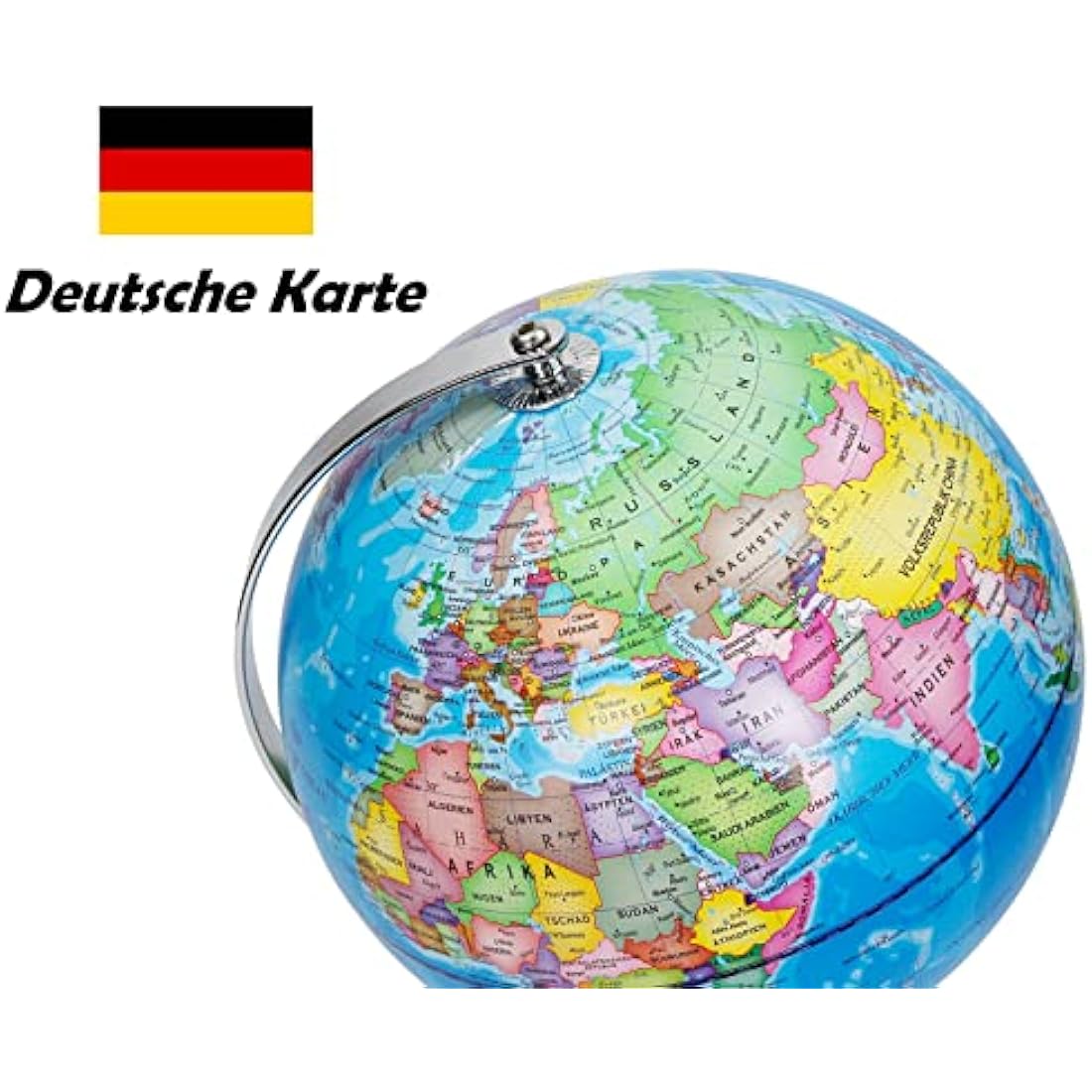 23cm Illuminated LED World Globe – Constellation Map