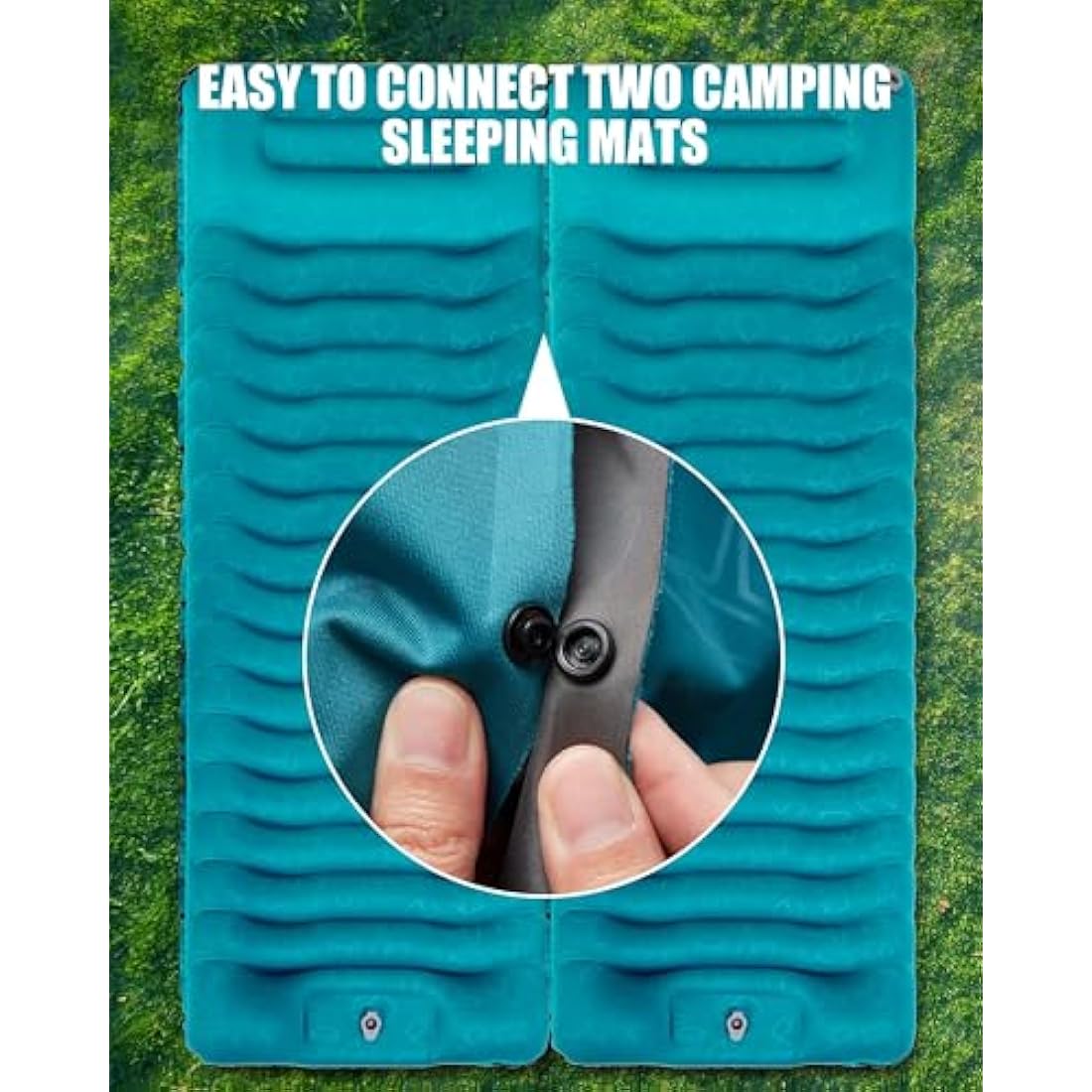 AKSOUL Self Inflating Sleeping Mat – 12cm Thick Ultralight Camping Mattress