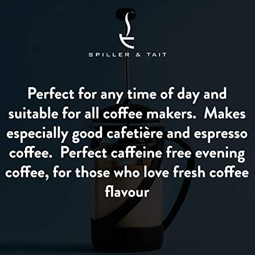 Spiller & Tait Decaf Coffee Beans 1kg – Fairtrade Sparkling Water Arabica