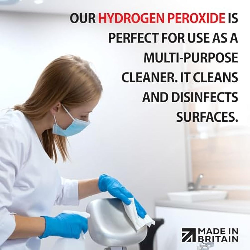 ChemLab Hydrogen Peroxide 3% - 1L Multi-Purpose Disinfectant Cleaner