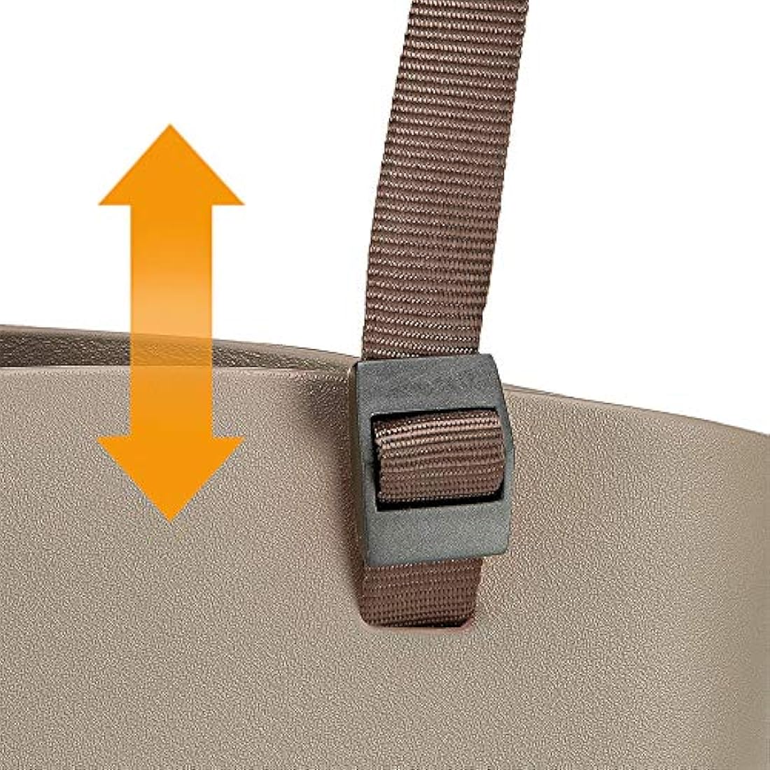 Ferplast With-Me Small Dog Carrier Bag | Washable EVA Rubber - Dove Grey