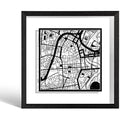 Belfast Paper Cut Map Wall Art |  Framed Laser Cut Decor