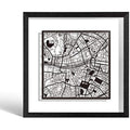 Jolof Store Dublin Marco de Papel para Mapas – Arte Minimalista 9x9
