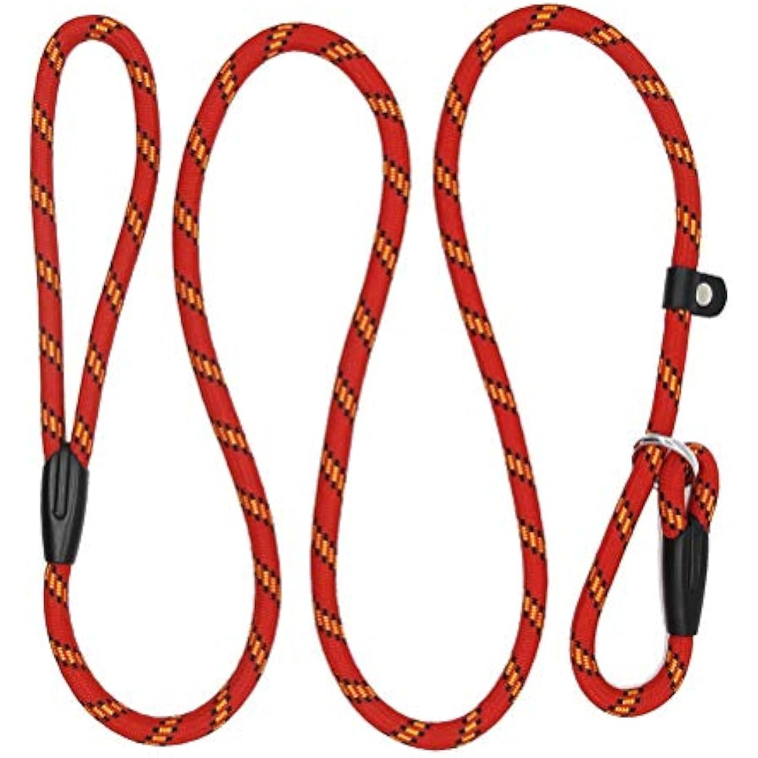 Dog Slip Lead – 125cm Durable Nylon Training Leash, Red
