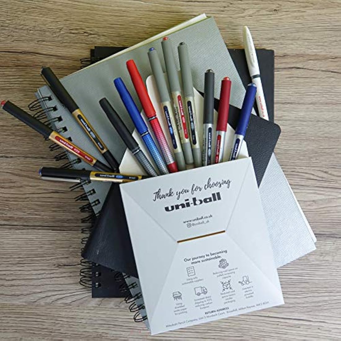 Uni-ball Eye Rollerball & Signo Gel Pen Set | 13 Pack Multi-Nib Sizes