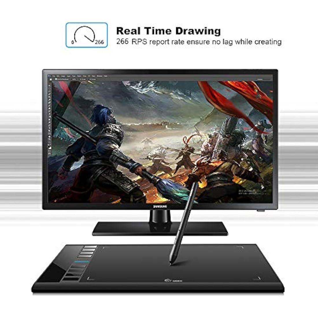 UGEE M708 Graphic Drawing Tablet | 10x6in Pad with 8192 Level Stylus