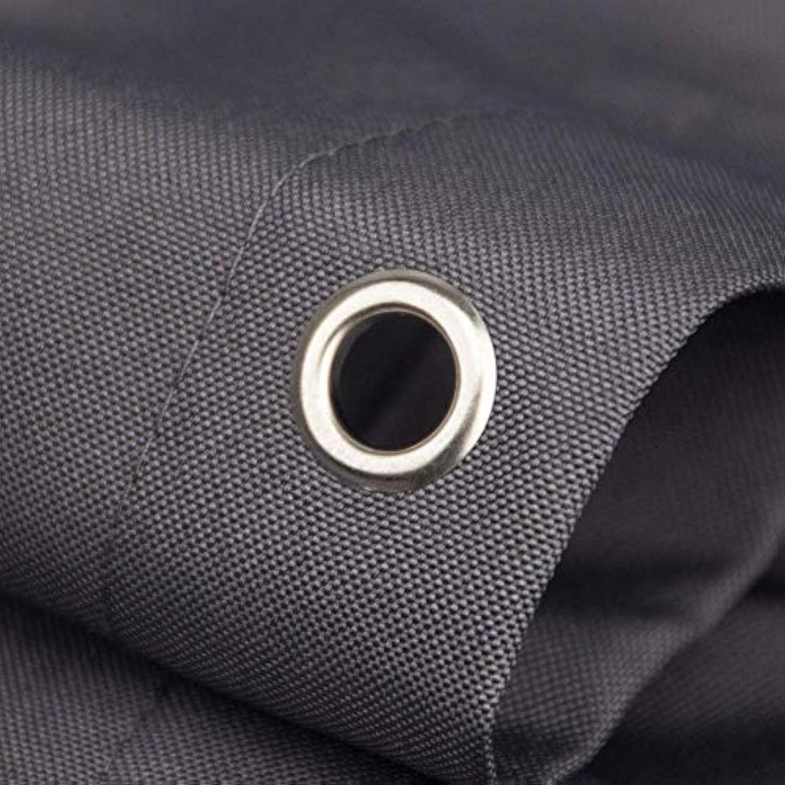 Charcoal Grey Extra Wide Waterproof Polyester Shower Curtain