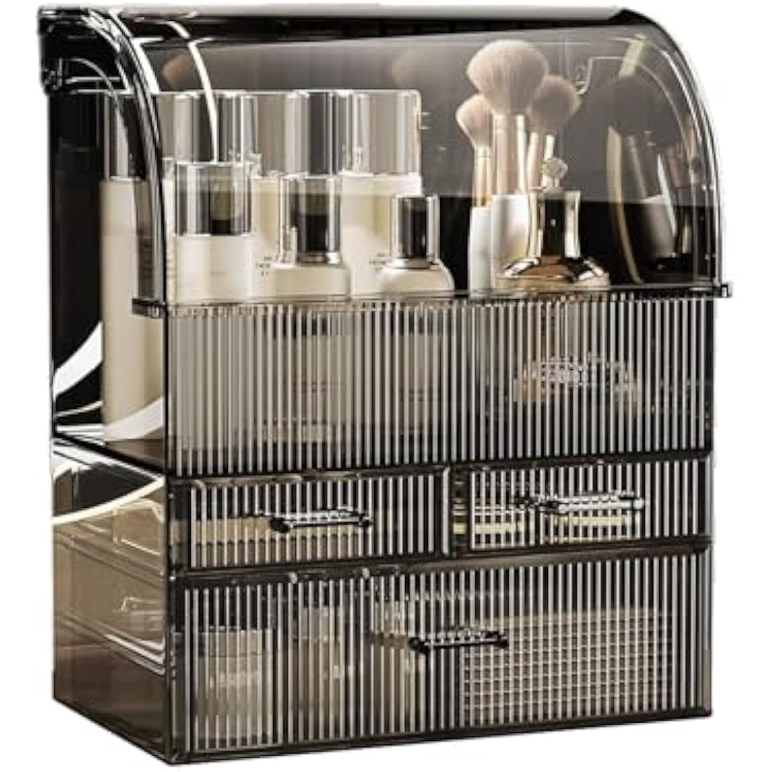 SIOOUI Acrylic Makeup Organizer | XL Waterproof Cosmetic Storage Case
