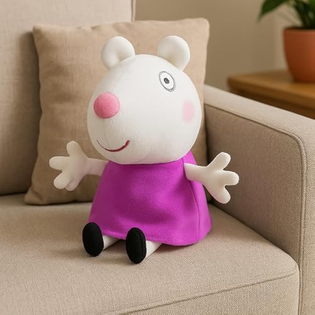 Ty Peppa Pig Suzy Sheep Stuffed Animal - Retro Collectible Plush