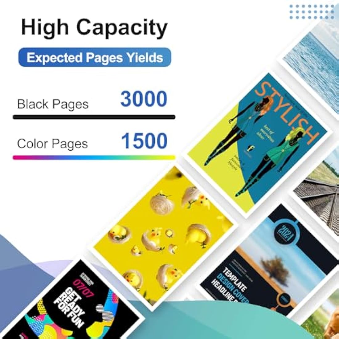 BAOYAN LC3219XL Compatible Ink Cartridges for Brother MFC-J6930DW | 12 Pack