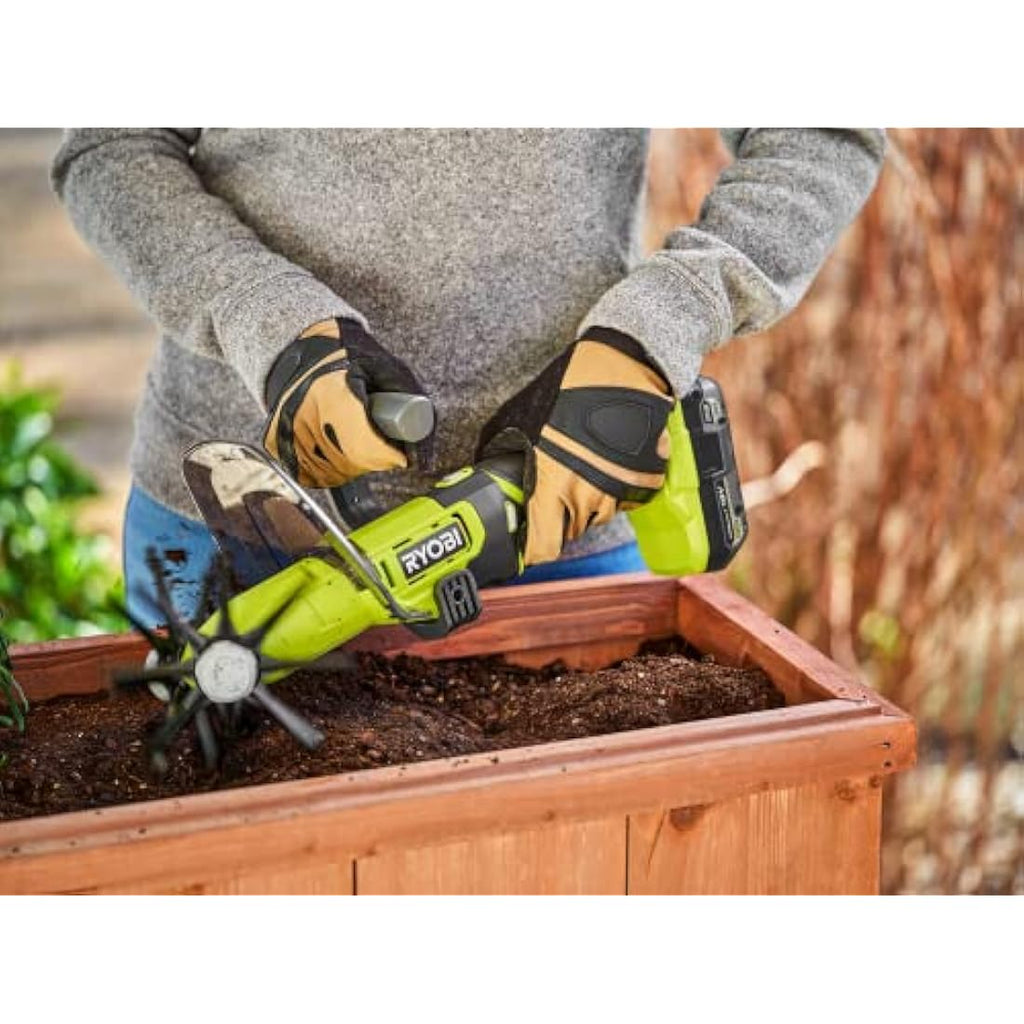 Ryobi Handheld Cultivator – Weed Removal & Soil Aeration (Bare Tool)