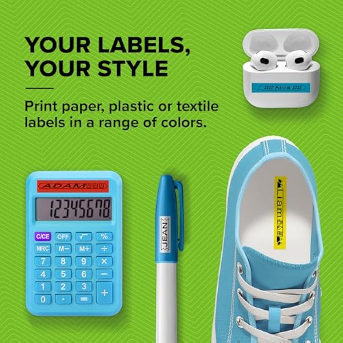 DYMO LetraTag 200B Bluetooth Label Maker Value Pack with 3 Tapes