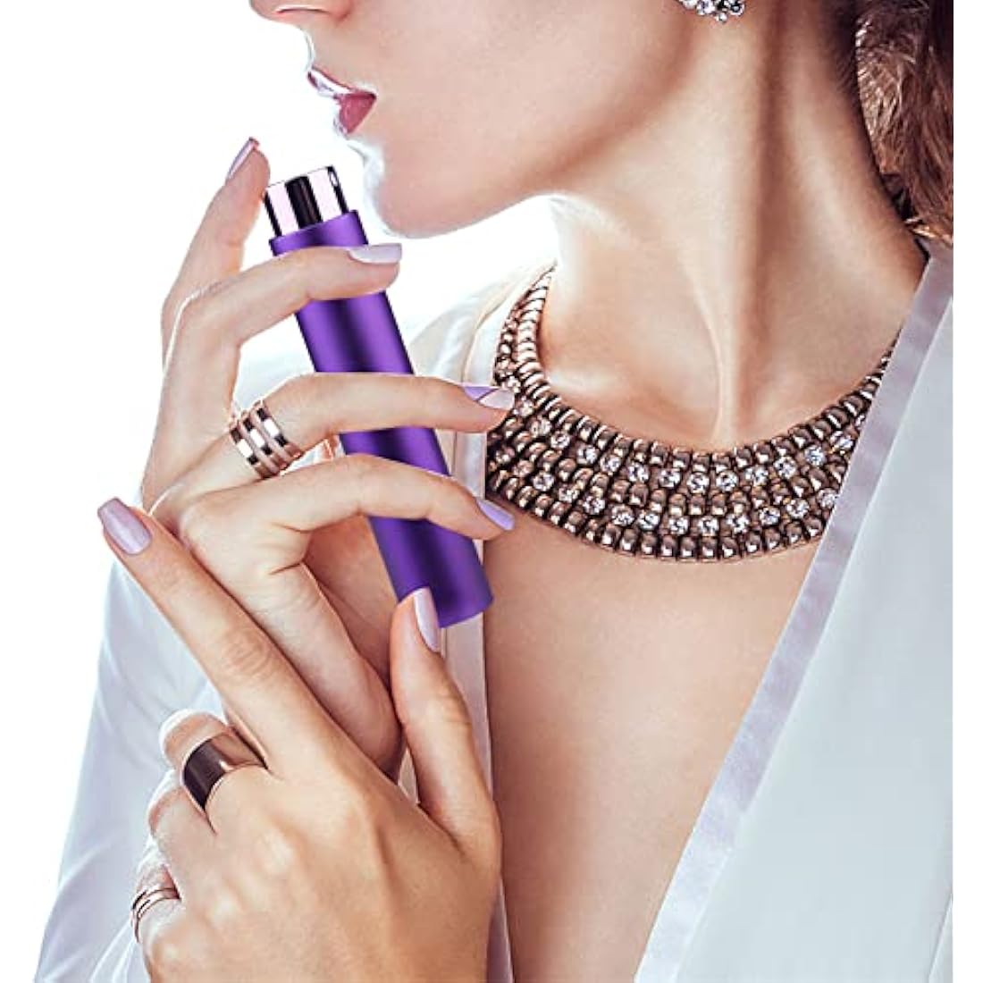 Zingso 10ml Refillable Perfume Atomiser – 2 Pack Leakproof Spray Bottles