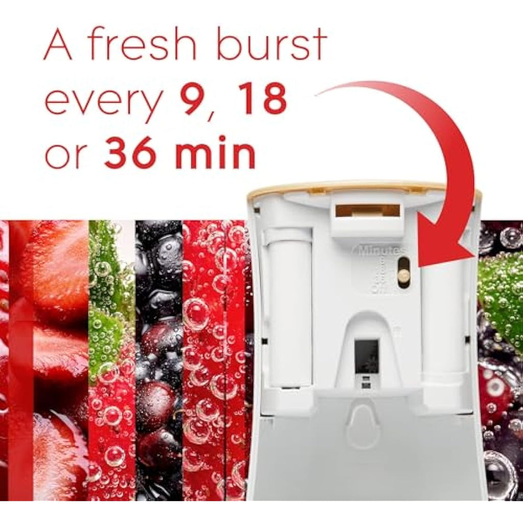 Glade Automatic Air Freshener Refills – Bubbly Berry Splash – 4 Pack