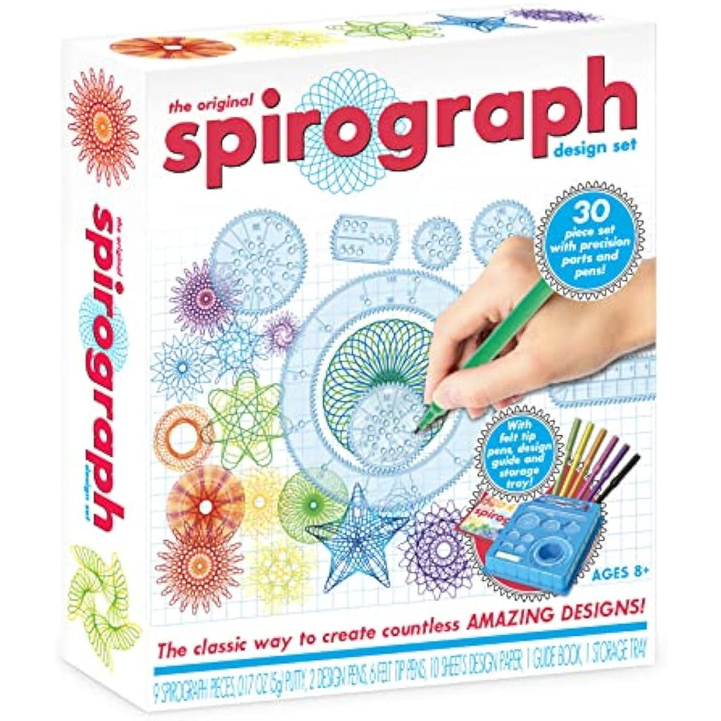 Spirograph Design Set – 30 Piece Creative Arts and Crafts Drawing Kit