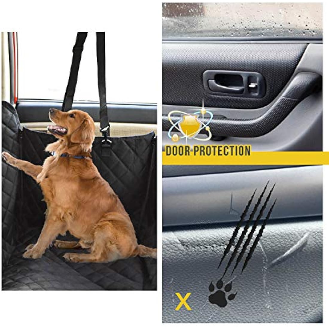 Vailge Waterproof Dog Car Seat Cover – Mesh Window Backseat Hammock