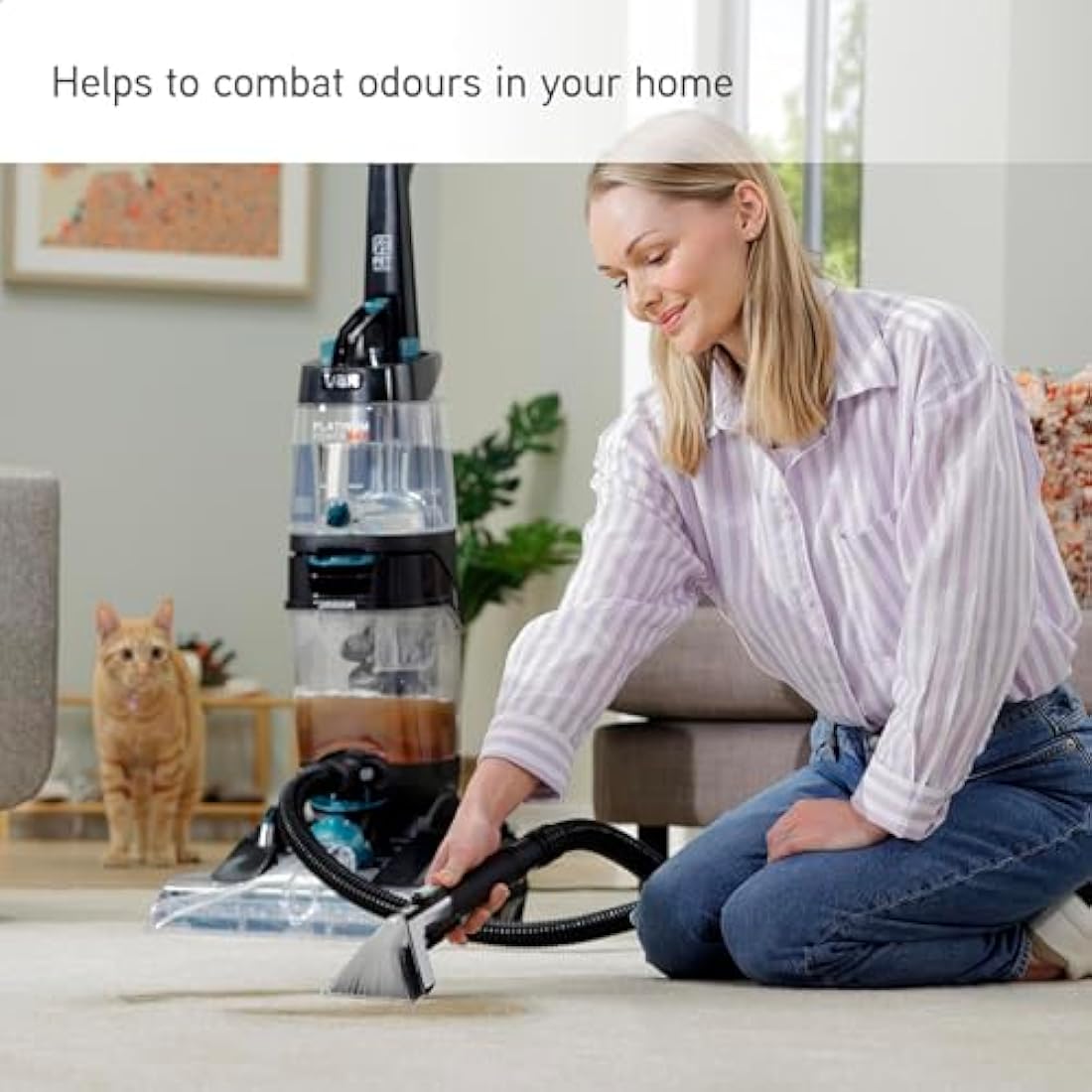Vax Ultra+ Carpet Cleaner Solution | Rose Burst Stain Remover - 4L