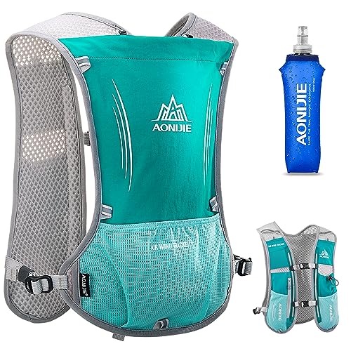 HINATAA Lightweight 5L Running Hydration Vest – Green Hiking Backpack