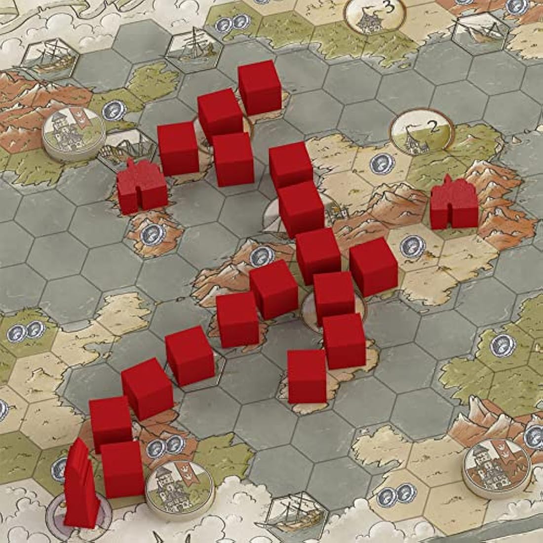 AEG The Guild of Merchant Explorers Strategy Board Game – 1-4 Players
