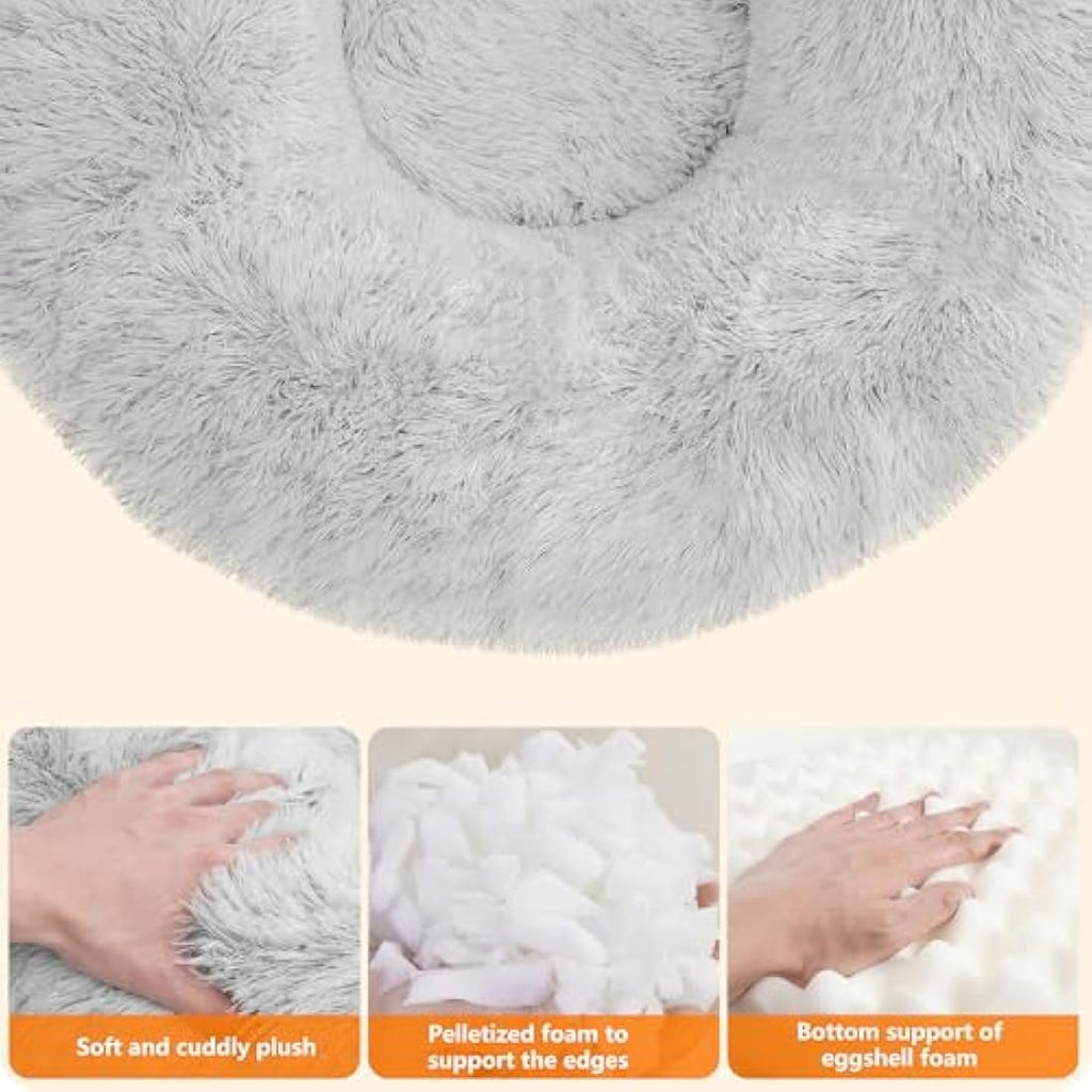 Jolof Store Orthopaedic Dog Bed – Round Washable Plush Sofa, 100cm